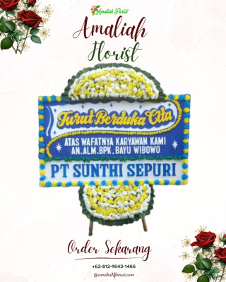 Papan Bunga Duka di Plamongansari