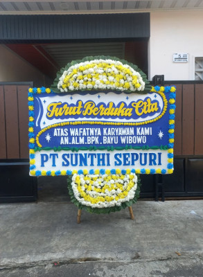 Papan Bunga Duka di Plamongansari